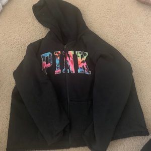 PINK zip jacket with shurpa inside